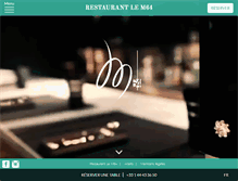 Tablet Screenshot of m64-restaurant.com